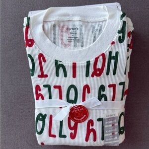 SOLDCarter's Holly Jolly Red and Green Holiday Unisex Christmas Pajamas